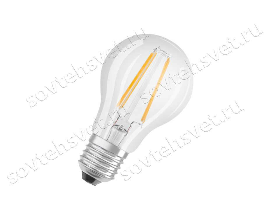Изображение товара: Лампа светодиодная филаментная Osram Parathom Retrofit Classic A 6.5W/840 с цоколем E27 классической формы купить в СовТехСвет